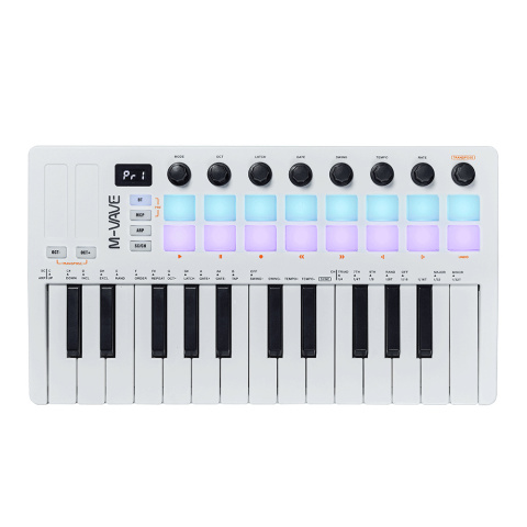 M Vave Kontroler MIDI Keyboard II 25 klawiszy 16 Pad