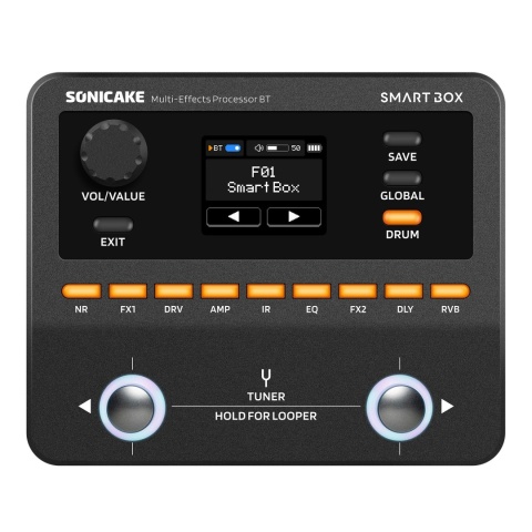 SONICAKE Smart Box Multiefekt Procesor Efekt Gitarowy Basowy modeler